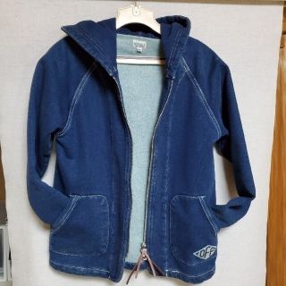 アオゾラ(aozora)の【最終お値下げ】AOZORA インディゴ裏毛ZIPパーカー□ 美品(Gジャン/デニムジャケット)