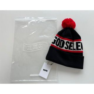 ゴッドセレクショントリプルエックス(GOD SELECTION XXX)の新品 定価11000円 GOD SELECTION XXX ニットキャップ(ニット帽/ビーニー)