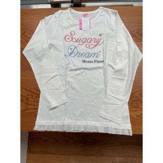 メゾピアノジュニア(mezzo piano junior)の新品　メゾピアノ　カットソー(Tシャツ/カットソー)