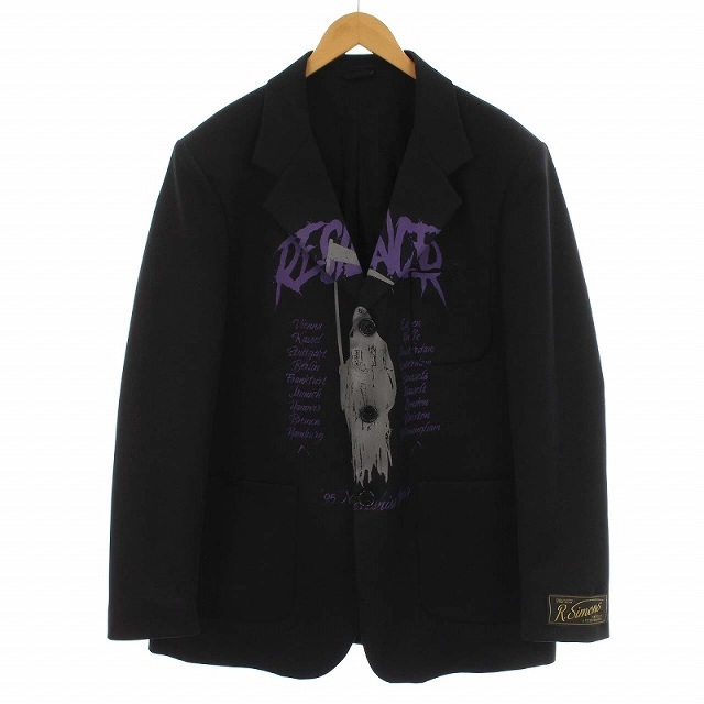 豪華で新しい RAFSIMONS - SIMONS RAF OVERSIZED BLAZER SCHOOLUNIFORM
