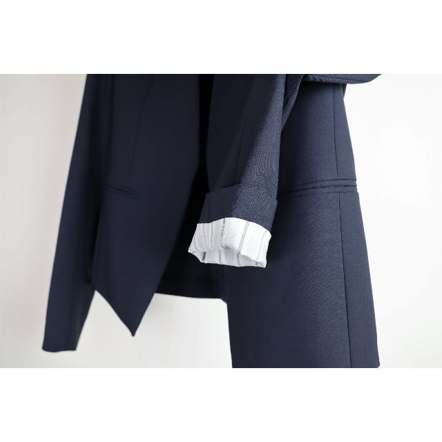 theory(セオリー)のTheory ノーカラー ジャケット スカート スーツ 定番 TAILOR レディースのレディース その他(セット/コーデ)の商品写真