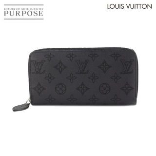 ルイヴィトン(LOUIS VUITTON)の未使用 展示品 ルイ ヴィトン LOUIS VUITTON マヒナ ジッピー ウォレット ラウンドファスナー 長財布 レザー ノワール M61867 90169348(財布)