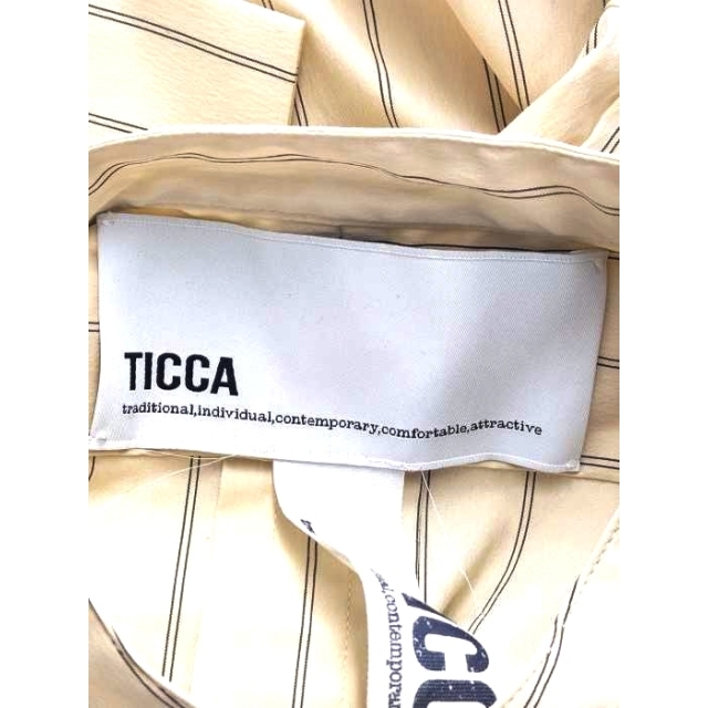 TICCA - TICCA(ティッカ) 22AW ピン付きナローシャツドレス レディース