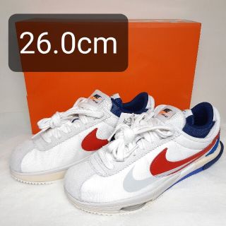 ナイキ(NIKE)の【新品/タグ付】sacai × Nike Zoom Cortez 26.0(スニーカー)