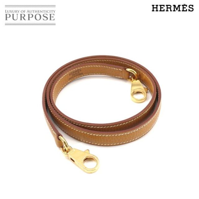 エルメス HERMES ケリー ボリード ショルダー ストラップ クロシェット セット アルデンヌ ナチュラル ゴールド 金具 Shoulder  strap set 通販