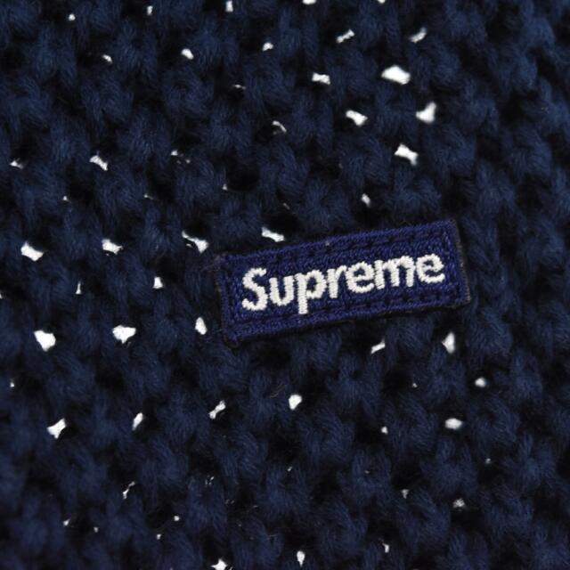 SUPREME シュプリーム 20AW Textured Small Box Sweater テクスチャード スモールボックスロゴ クルーネックニットセーター ネイビー 5