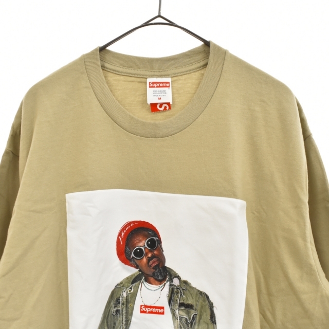 SUPREME シュプリーム 22AW Andre 3000 S/S TEE アンドレプリント クルーネック半袖Tシャツ ストーン