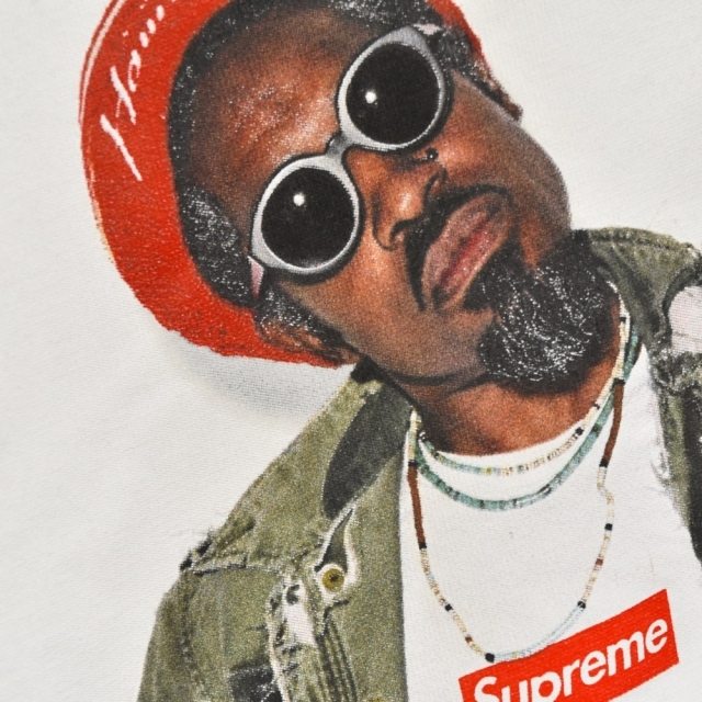 SUPREME シュプリーム 22AW Andre 3000 S/S TEE アンドレプリント クルーネック半袖Tシャツ ストーン