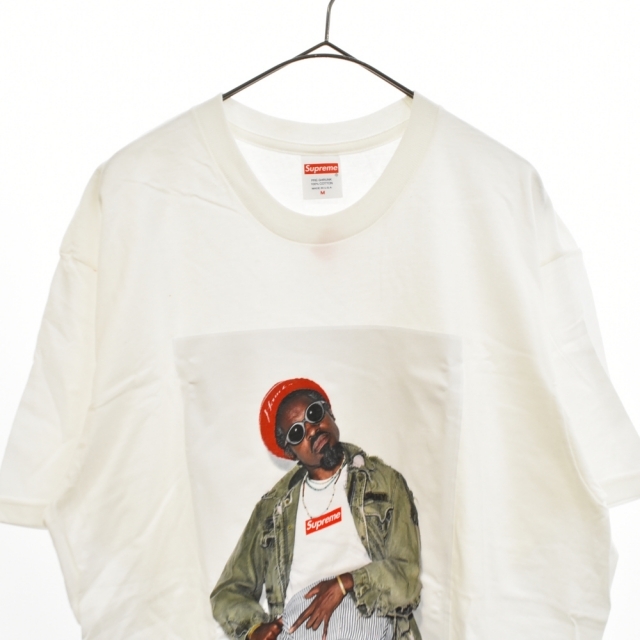 SUPREME シュプリーム 22AW Andre 3000 S/S TEE アンドレプリント クルーネック半袖Tシャツ ストーン