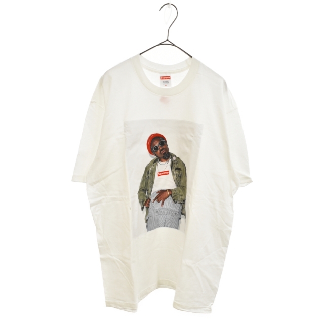 SUPREME シュプリーム 22AW Andre 3000 S/S TEE アンドレプリント クルーネック半袖Tシャツ ホワイト