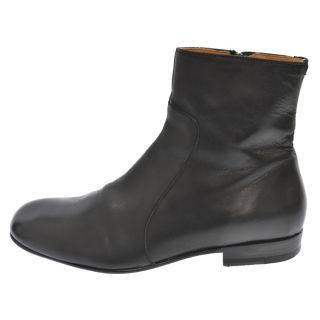 マルタンマルジェラ(Maison Martin Margiela)のMartin Margiela 22 マルタンマルジェラ 09AW レザー サイドジップ ヒール ブーツ ブラック 37WU105(スニーカー)