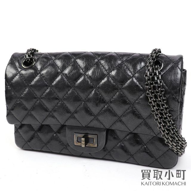 CHANEL - シャネル【CHANEL】2.55 ラージ ハンドバッグ
