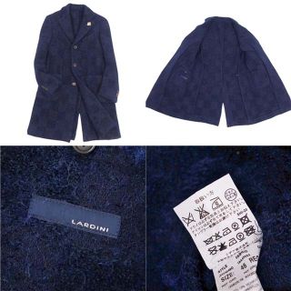 ラルディーニ LARDINI チェスターコート（ネイビー）SIZE46