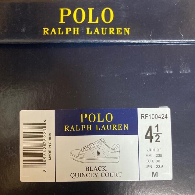 POLO RALPH LAUREN(ポロラルフローレン)のポロ ラルフローレン スニーカー 23.5cm レディースの靴/シューズ(スニーカー)の商品写真