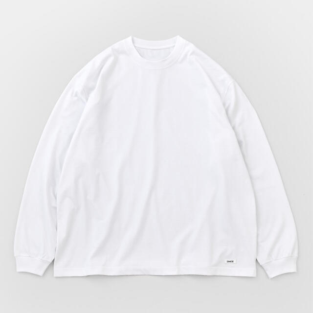 Tシャツ/カットソー(七分/長袖)ennoy 2Pack L/S T-Shirt  裾ロゴ　Lサイズ