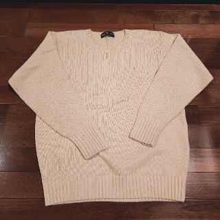 ラルフローレン(Ralph Lauren)のラルフローレン　コットン１００％　ニット　セーター　ベージュ　レディース(ニット/セーター)