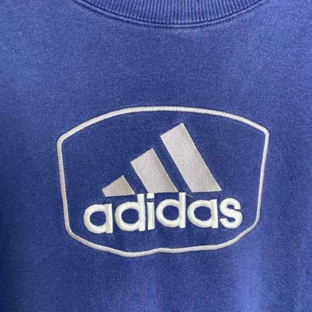 adidas(アディダス)のアディダス 90s ビンテージスウェット ネイビー パフォーマンスロゴ 常田 メンズのトップス(スウェット)の商品写真