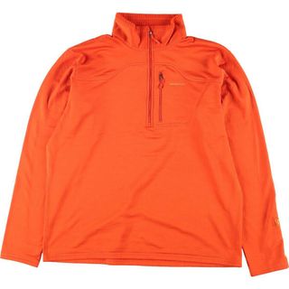 SALE/ patagonia パタゴニア R1 レギュレーター フリースジャケット 防寒  アウトドア ハーフジップ オレンジ (メンズ M)   N7259