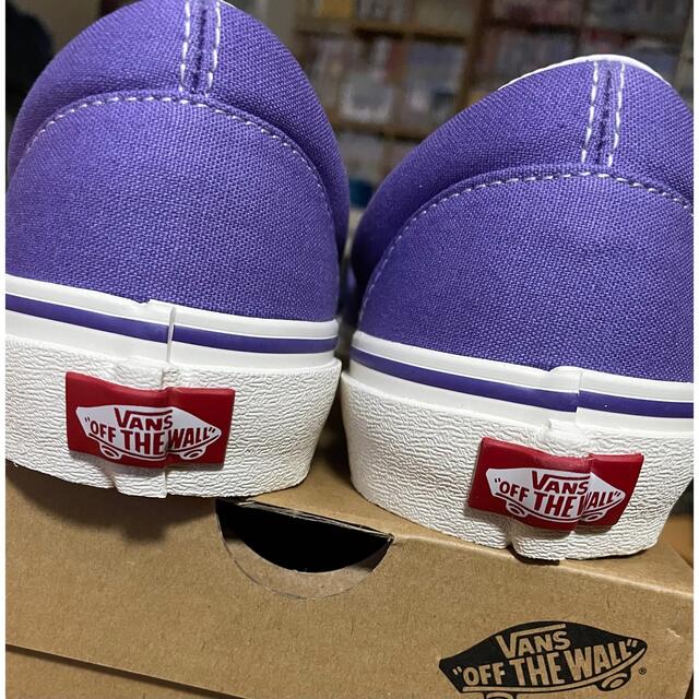 VANS(ヴァンズ)の新品未使用　27.5cm VANS パープル　スリッポン slip-on 紫 メンズの靴/シューズ(スニーカー)の商品写真