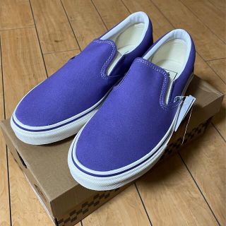 ヴァンズ(VANS)の新品未使用　27.5cm VANS パープル　スリッポン slip-on 紫(スニーカー)