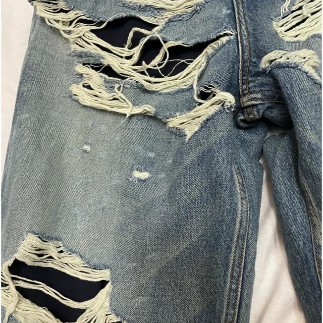 balenciaga ダメージ デニム バギーパンツ denim