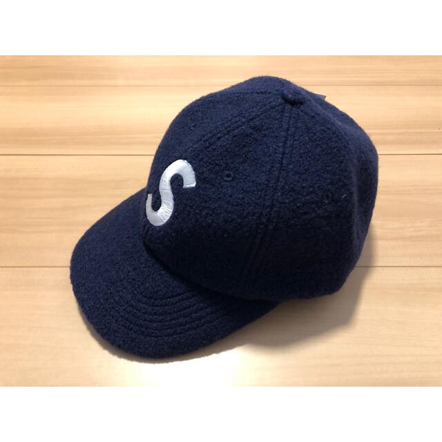5年保証』 Supreme Wool S Logo 6-Panel Cap Navy biomagnasa.com