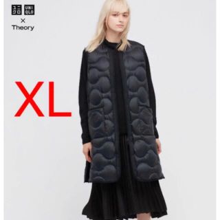 ユニクロ(UNIQLO)のユニクロ セオリー ウルトラライトダウンロングベスト  XL(ダウンベスト)