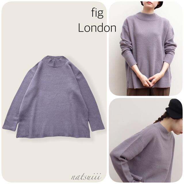 fig London(フィグロンドン)のフィグロンドン . AIRLYS ウール タートル プルオーバー ニット レディースのトップス(ニット/セーター)の商品写真