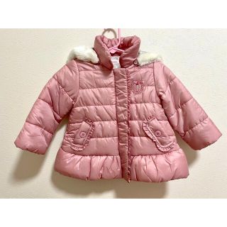 mikihouse - *ミキハウス リーナちゃん ピンクダウンコート*の