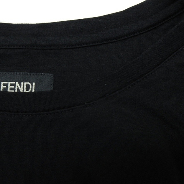 FENDI(フェンディ)のフェンディ Tシャツ 半袖 カールラガーフェルドプリント ブラック メンズのトップス(Tシャツ/カットソー(半袖/袖なし))の商品写真