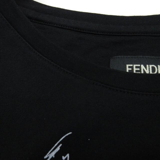 FENDI(フェンディ)のフェンディ Tシャツ 半袖 カールラガーフェルドプリント ブラック メンズのトップス(Tシャツ/カットソー(半袖/袖なし))の商品写真