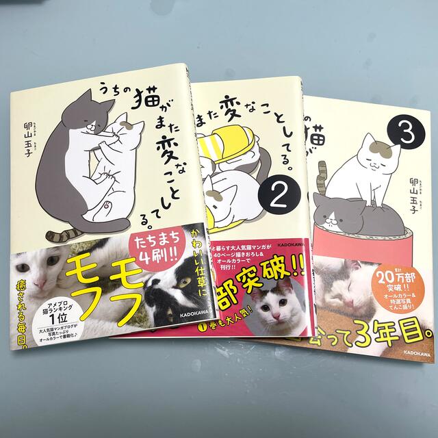 うちの猫がまた変なことしてる。1〜3巻セット エンタメ/ホビーの漫画(その他)の商品写真