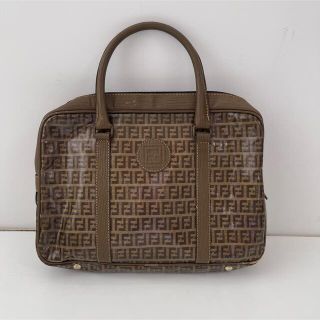 フェンディ(FENDI)のFENDI S.S. ロゴ柄ハンドバッグ♡レトロ(ハンドバッグ)