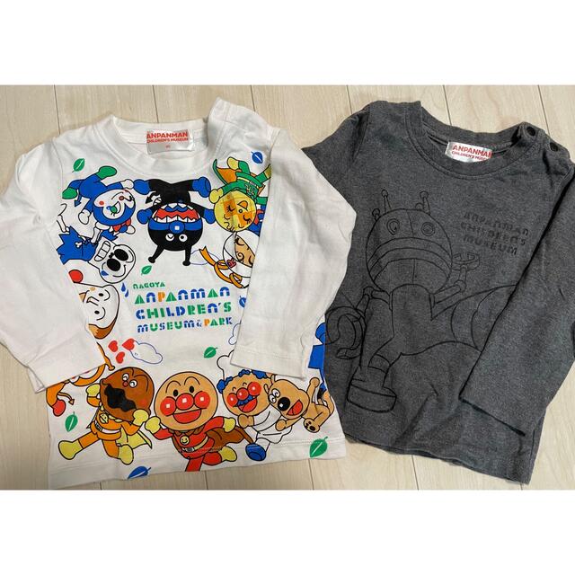 アンパンマン(アンパンマン)のアンパンマン　ロングTシャツ　90cm2枚セット キッズ/ベビー/マタニティのキッズ服男の子用(90cm~)(Tシャツ/カットソー)の商品写真