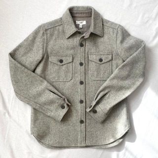 ハイク(HYKE)のHYKE ハイク ウールシャツ シャツジャケット サイズ2 美品(シャツ/ブラウス(長袖/七分))