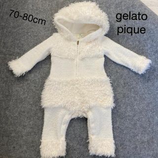 ジェラートピケ(gelato pique)のジェラートピケ　プードル　ロンパース  70-80cm (カバーオール)