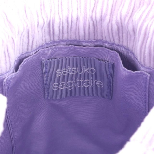 other(アザー)のセツコサジテール シティ ハンドバッグ ショルダーバッグ コーデュロイ 紫 レディースのバッグ(ショルダーバッグ)の商品写真