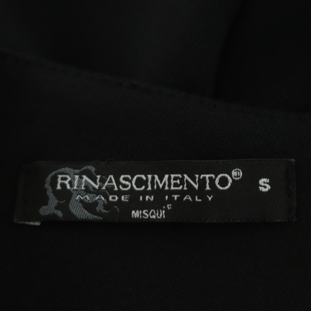 RINASCIMENTO(リナシメント)のリナシメント レースノースリーブワンピース 膝丈 タイト S 黒 ブラック レディースのワンピース(ひざ丈ワンピース)の商品写真