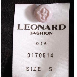 LEONARD - 美品 レオナール レオパード柄 半袖ワンピース S カンカンの