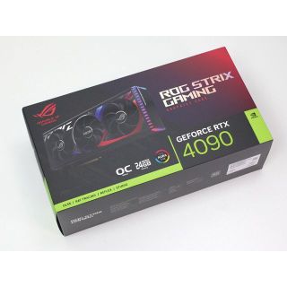 エイスース(ASUS)の新品未開封 ROG-STRIX-RTX4090-O24G-GAMING 保証書付(PCパーツ)