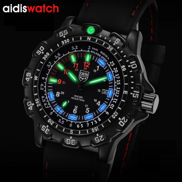 CITIZEN(シチズン)のAddiesdiveオリジナル　ライトダイバー　シリコンベルト メンズの時計(腕時計(アナログ))の商品写真