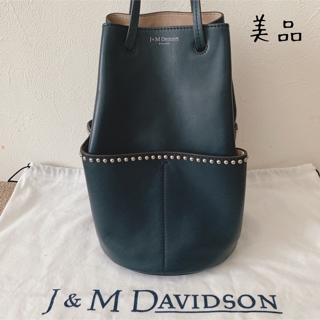 美品 Ju0026M DAVIDSON ミニデイジー ウィズ スタッズ 紺-