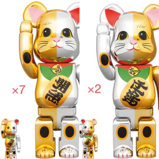 ベアブリック(BE@RBRICK)の金×開運 100％ & 400％×2 銀×千万両 100％ & 400％×7(その他)