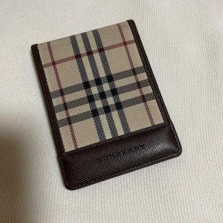 バーバリー(BURBERRY)のバーバリー　定期券パスケース(名刺入れ/定期入れ)