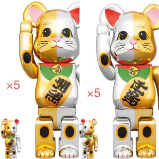 ベアブリック(BE@RBRICK)の金×開運 100％ & 400％×5 銀×千万両 100％ & 400％×5(その他)