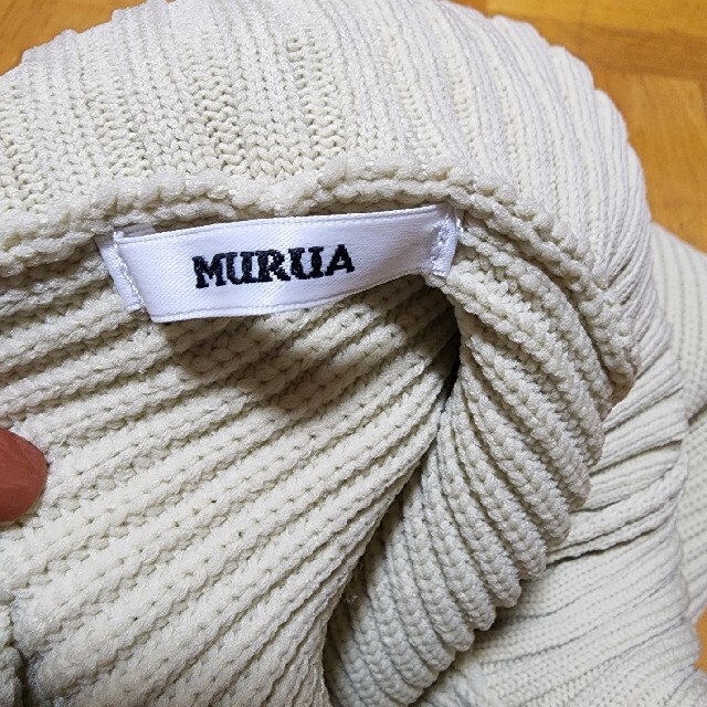 MURUA(ムルーア)のMURUA　ビックタートルニットプルオーバー レディースのトップス(ニット/セーター)の商品写真