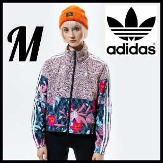 アディダス(adidas)の【HER STUDIO LONDON】adidas★ジャージ★ジャケット★花柄M(ナイロンジャケット)