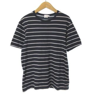 サンスペル(SUNSPEL)のサンスペル イギリス製 Tシャツ カットソー 半袖 ボーダー ネイビー 紺 M(Tシャツ/カットソー(半袖/袖なし))