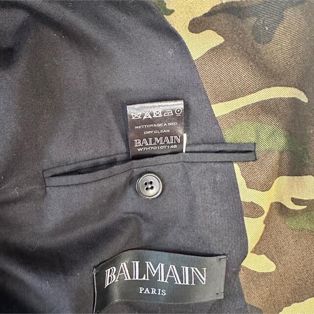 BALMAIN - BALMAIN バルマン テーラードジャケット 迷彩ジャケットの 