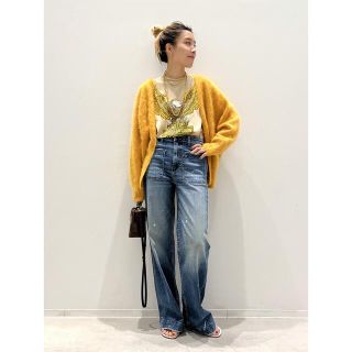 アパルトモンドゥーズィエムクラス(L'Appartement DEUXIEME CLASSE)のチョコレートさま　MADE WORN ハーレーTシャツ(Tシャツ(半袖/袖なし))